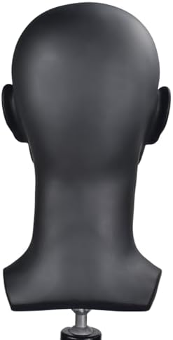 PVC Male Mannequin Head for Wig and Accessories Display