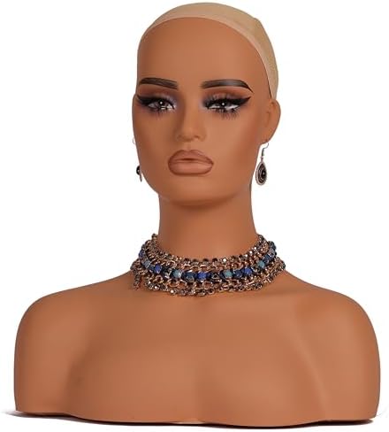 L7 Mannequin Head with Shoulders and Bust Display Prop