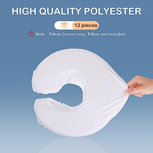 Tatuo 12 Pcs Reusable Face Cradle Covers for Massage