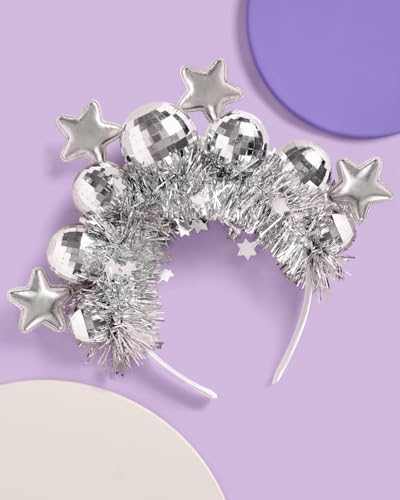 Xo Fetti Disco Balls Stars Headband 4th of July Party Accessory