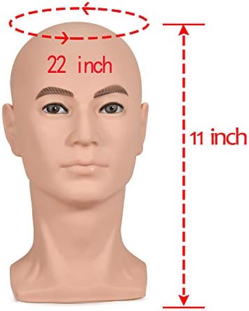 ZMS Male Mannequin Training Head with Free Table Clamp