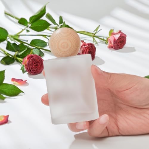50ml Glass Spray Bottle 2 Pack Refillable Atomizer