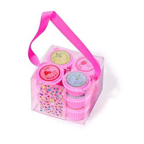 12 Pcs Cupcake Shaped Lip Gloss for Girls
