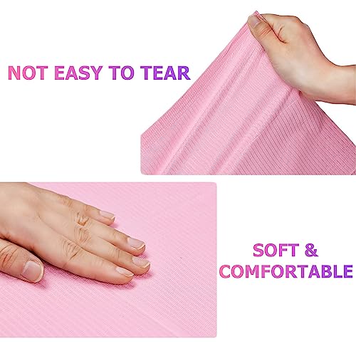 Makartt 50Pcs Pink Disposable Nail Mats