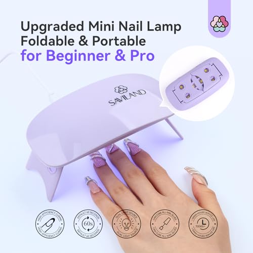 SAVILAND 3D Gel Builder Nail Kit for DIY Art