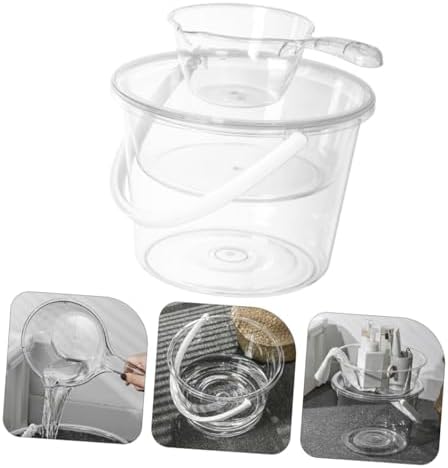 Large Capacity Foot Wash Bucket Set with Plastic Handle