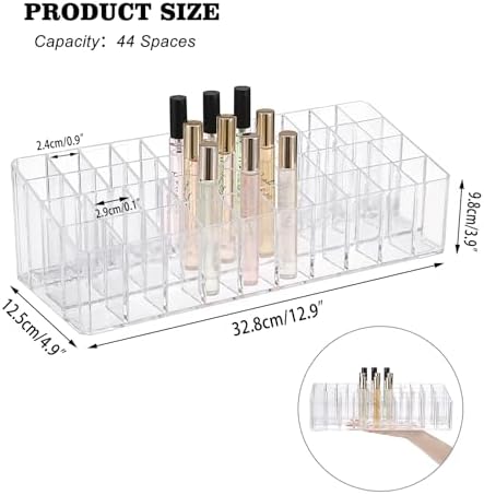 ELLDOO Rollerball Perfume Organizer with 44 Spaces