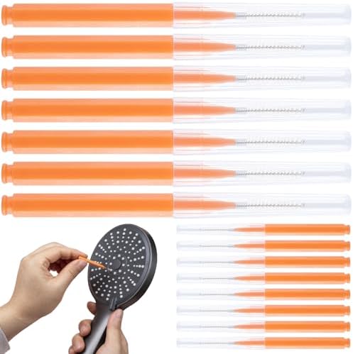 15pcs Shower Head Cleaning Picks with Anti-Clogging Brush