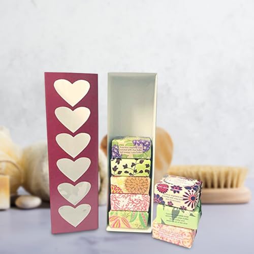French Milled Botanical Soap Set of 9 - Valentines Day