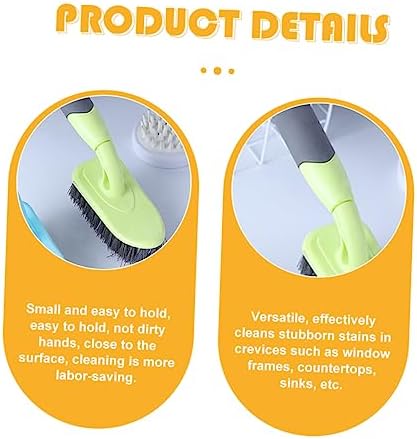 Ipetboom Handle Groove Cleaning Brush for Deep Cleaning and Tight Spaces