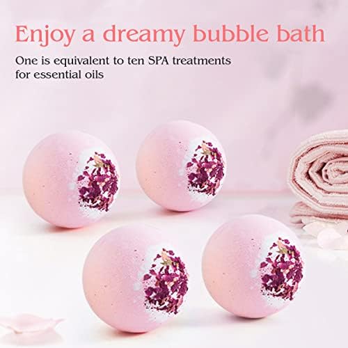 Kastu Dried Flower Bath Bombs 4-Pack Gift Set