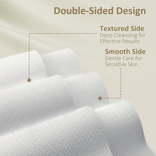 Ourmed Life Extra Large Face Towels 10x79 Biodegradable 60 Count