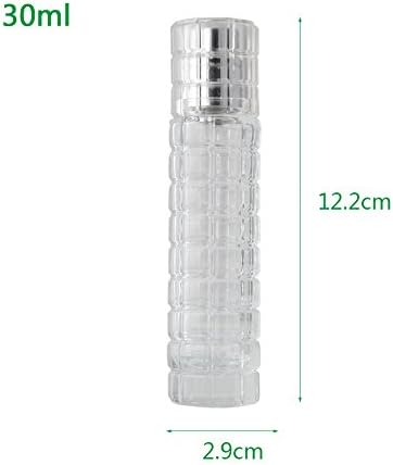 Enslz Refillable Glass Perfume Spray Bottle 1 Ounce Gold