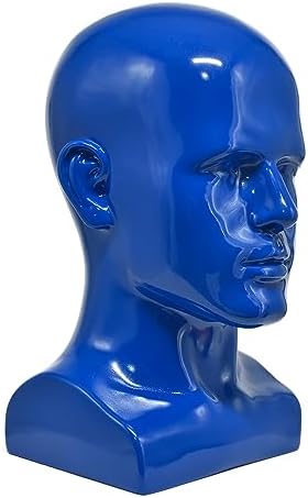 PVC Mannequin Head Black Male Display Dummy