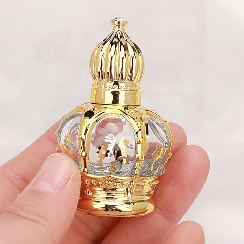 4 Pack Art Deco Roller Bottles For Essential Oils And Travel