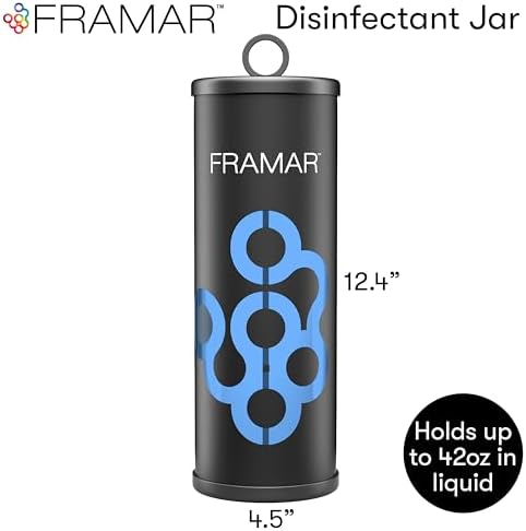 Framar Disinfectant Jar for Salon - Stylish and Durable