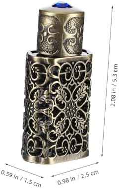 OSALADI Hollow Metal Essential Oil Dropper Bottle 3ML