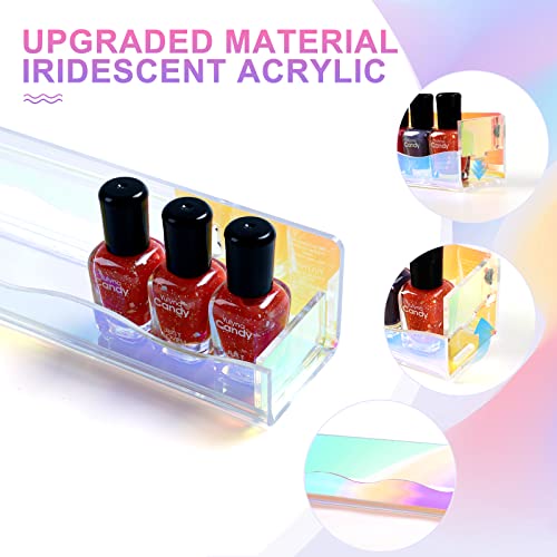 Iridescent Nail Polish Wall Organizer 6 Packs