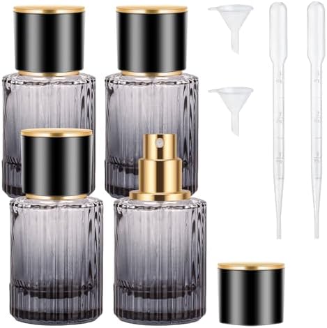 Travel Vintage Perfume Bottle Empty 2pcs