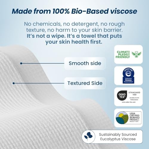 Clean Skin Club XL Face Towels 2 Pack 100 Ct