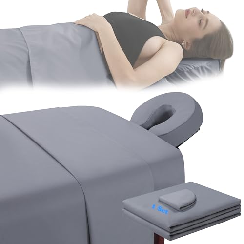 GASIYU Microfiber Massage Table Sheet Set 3 Pcs