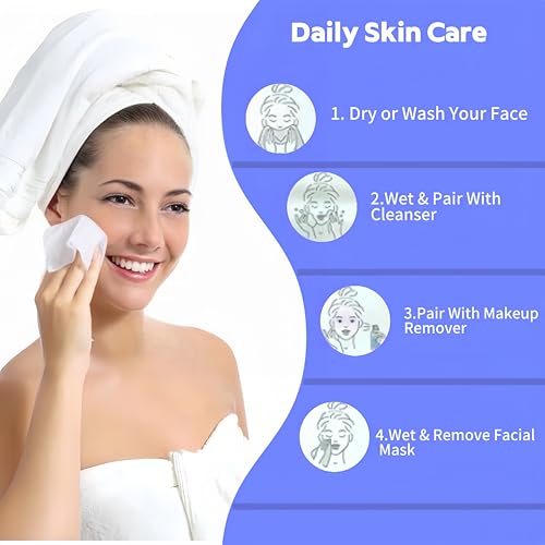 Disposable Face Towel 100 Count Pure Cotton