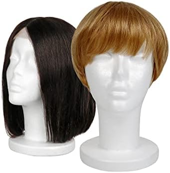 STUDIO LIMITED 114 Inch Styrofoam Mannequin Head 2 Pack