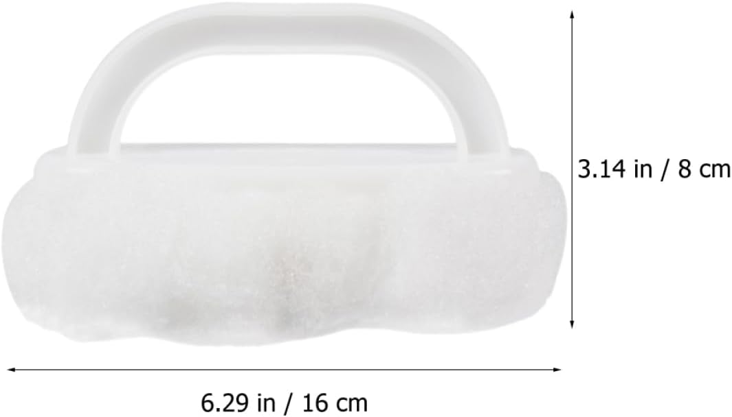 2pcs Soft Bathtub Brush with Handle for Bathroom Cleaning