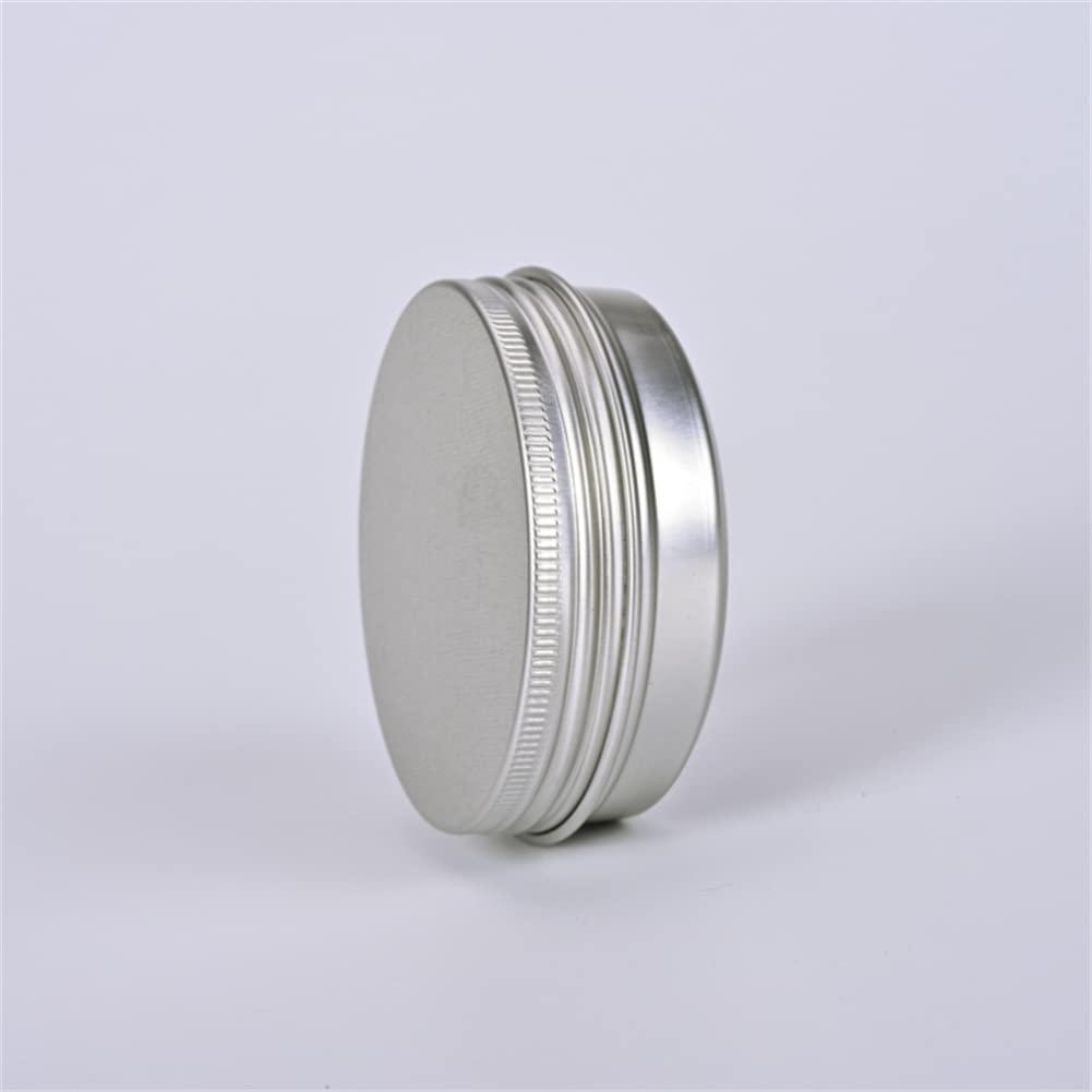 Wuiil 6 Pack Aluminum Tin Jars with Screw Cap Lid 1 Oz 30ml