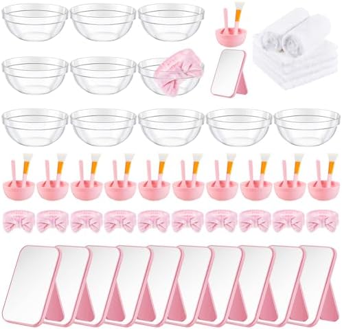 6 Piece Pink Spa Party Kit for Women