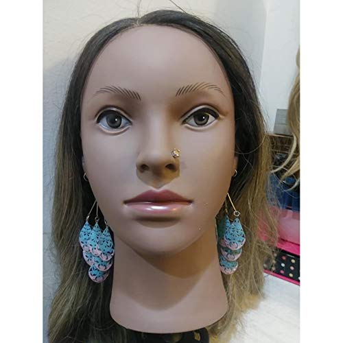 Hedume Afro Mannequin Head with Clamp Holder