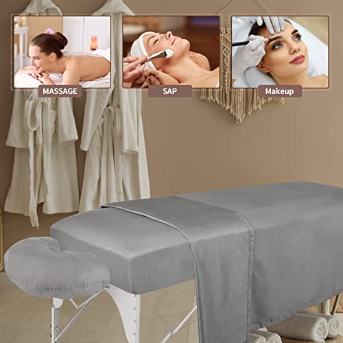 Oudain 8 Sets Microfiber Massage Table Sheets Set