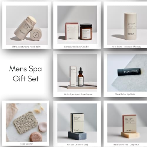 ZAAINA Mens Self Care Package Luxury Spa Gift Set