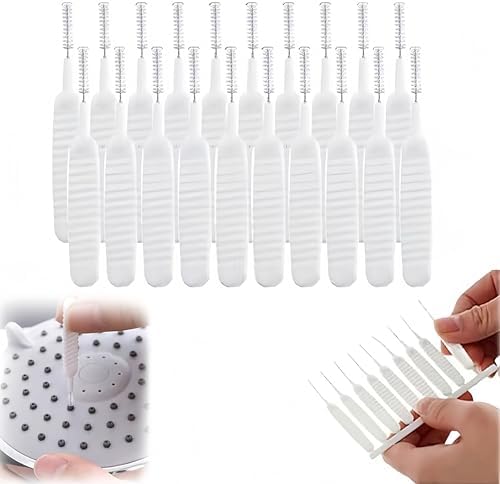 Shower Head Cleaning Brush with Storage Box 20 Pcs