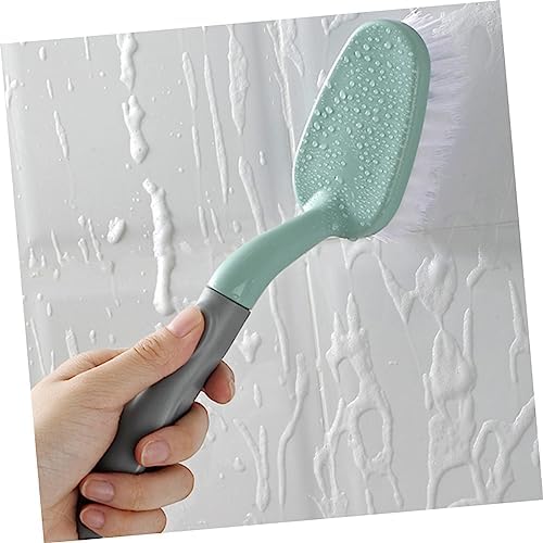 2pcs Ergonomic Floor Brush Bathtub Brush for Shower Cleaning