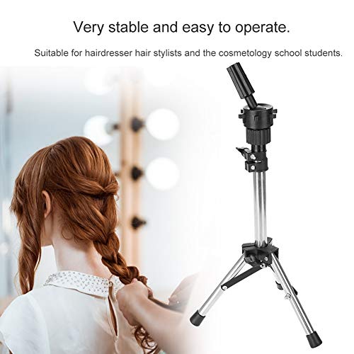 Professional Hair Practice Mannequin Head with Adjustable Tripod Stand