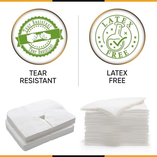 KIBERTIC 200 PCS Massage Sheets and Face Covers Set