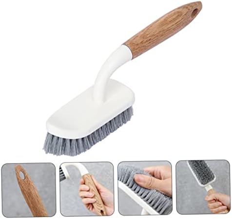 2pcs Household Tough Bristle Cleaning Brush for Bathroom and Toilet