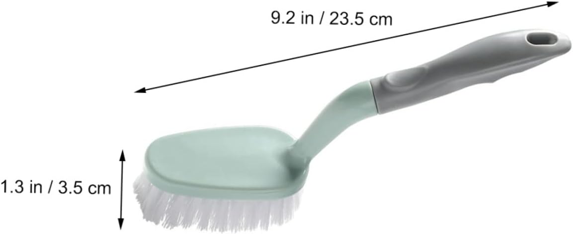 2pcs Ergonomic Floor Brush Bathtub Brush for Shower Cleaning