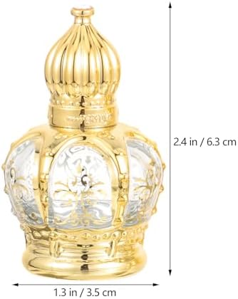 Homoyoyo 2pcs Essential Oil Glass Bottles 10ml Travel Roller Bottles