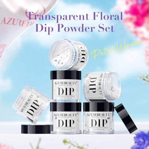 AZUREBEAUTY Dip Powder Nail Art Set 6 Colors