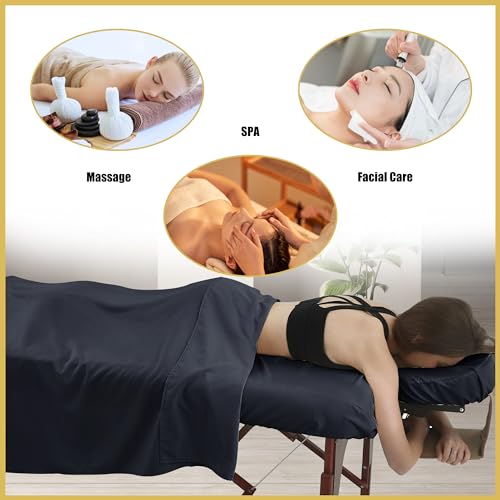 GASIYU 4 Sets Microfiber Massage Table Linens