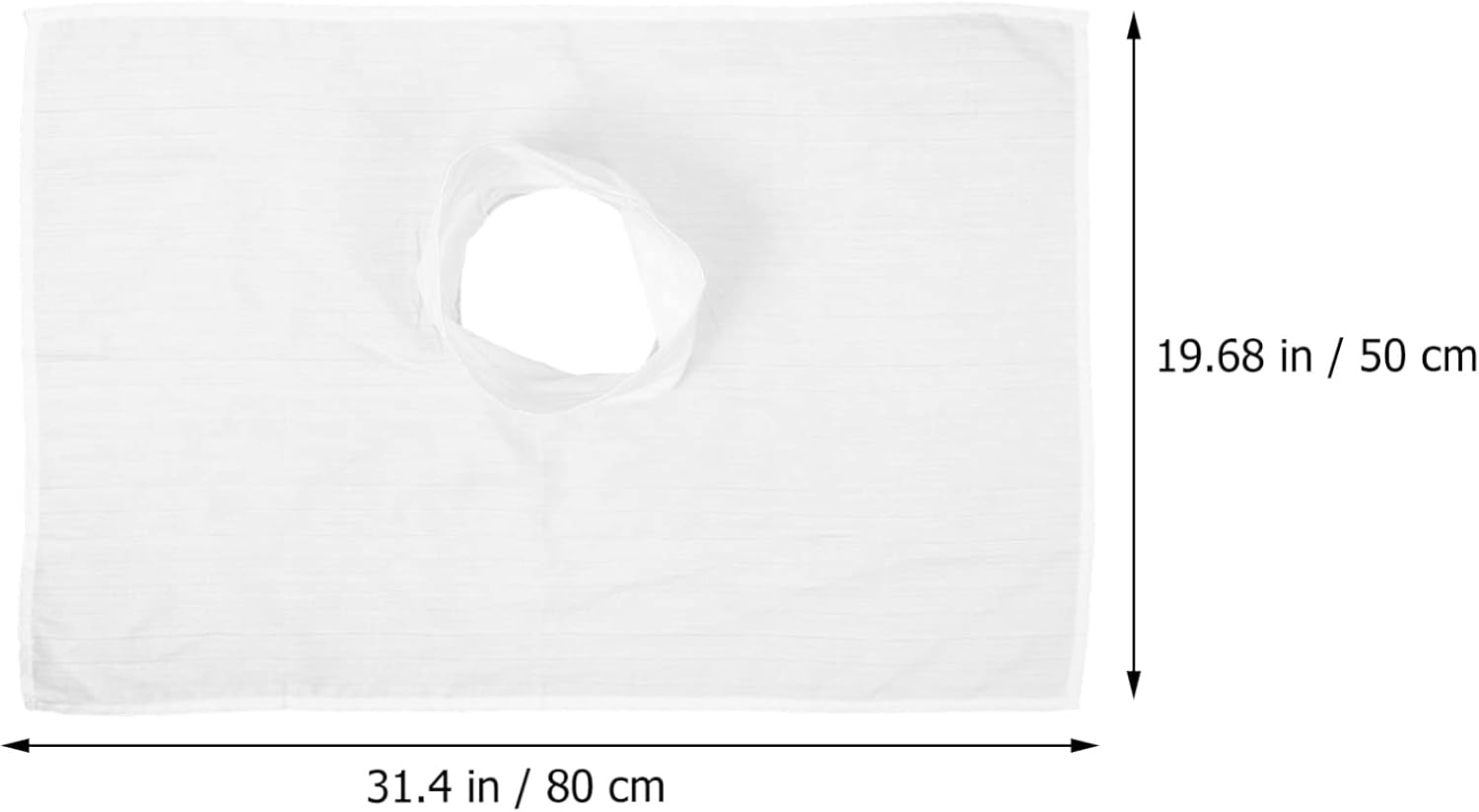 EXCEART Towel Sheets Massage Face Rest Cover for Spa Tables