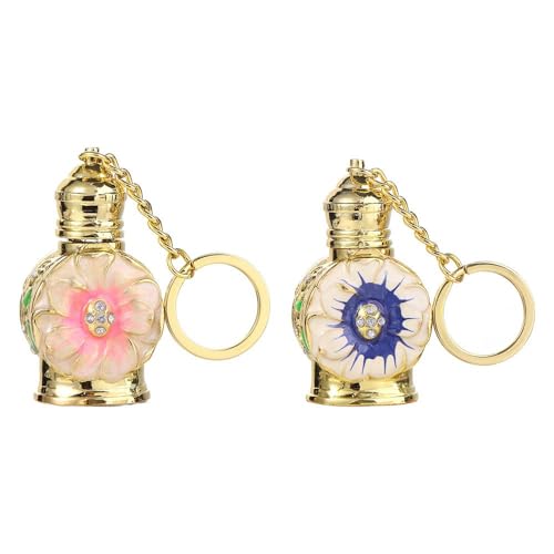 Kopida 2Pcs Desert Flower Perfume Bottle with Keychain 1
