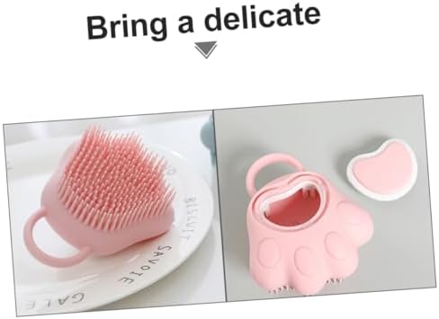 Silicone Bath Brush for Body Exfoliation and Deep Cleansing