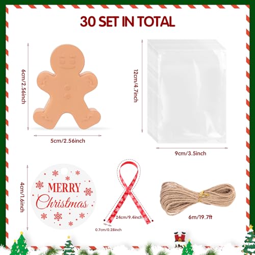 Heigble 30 Set Christmas Soap Bar Gift Set