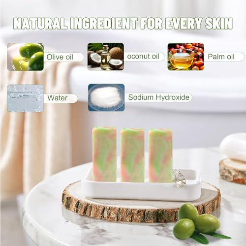 18 Handmade Travel Soaps Individually Wrapped