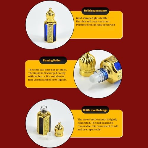 4 Pack Roller Bottles For Essential Oils And More