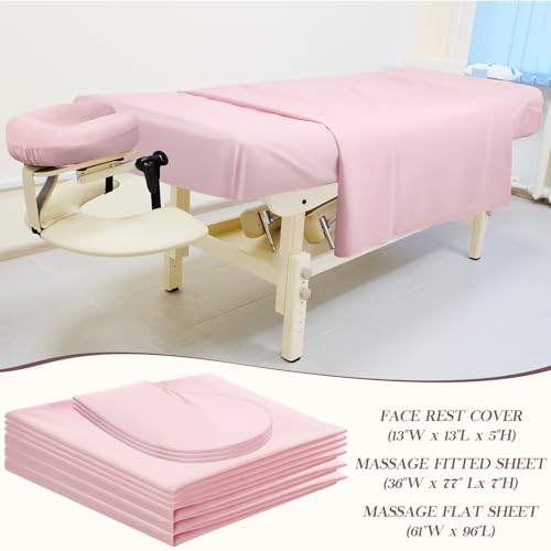 Mixweer 9 Pcs 3 Set Microfiber Massage Table Sheets