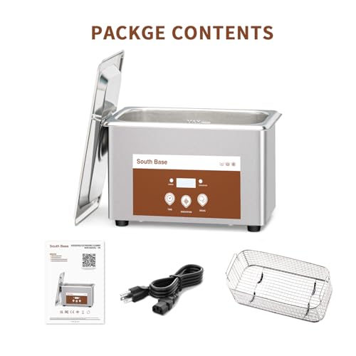 South Base Ultrasonic Jewelry Cleaner 900ML 35W